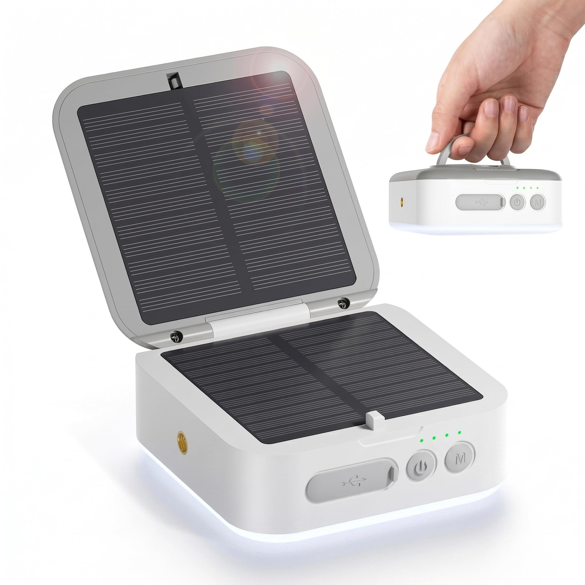 Lanterna da campeggio solare ricaricabile, 5000 mAh, luci da campeggio 3000 lm, luci da campeggio fino a 144 ore, 5 modalità di illuminazione, lanterne impermeabili IPX5 per interruzioni di corrente