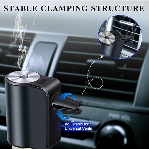 Miniatura 3 de Ambientador inteligente para automóvil, difusor universal para ambientador de coche con tres difusores de aroma ajustables IntelligentCar,