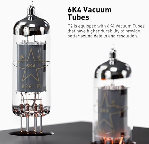 Miniatura 5 de Fosi Audio Amplificador de auriculares P2 Tubo de vacío Amplificador de auriculares Mini Hi-Fi Audio estéreo con protección de salida de ruido de