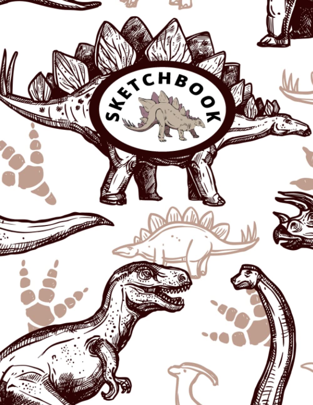 Independently published Dinosaur Sketchbook: Drawing Book 8.5" x 11"