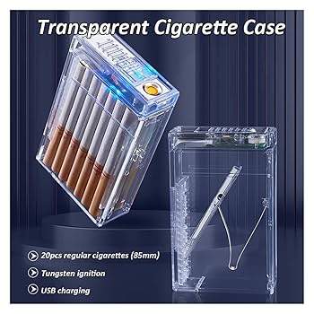 Sakura⭐︎レターパックライト100枚 Amazon.co.jp: 2023 ライター付きシガレットケース、フルパック