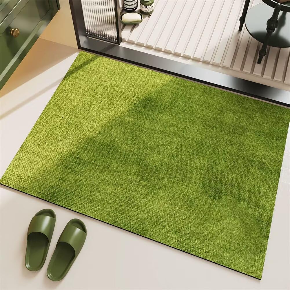 Superchłonna, antypoślizgowa mata łazienkowa – cienka, szybkoschnąca, gumowa mata pod prysznic, do łazienki, nadająca się do prania w pralce, rozmiar 70 x 120 cm, 5-27