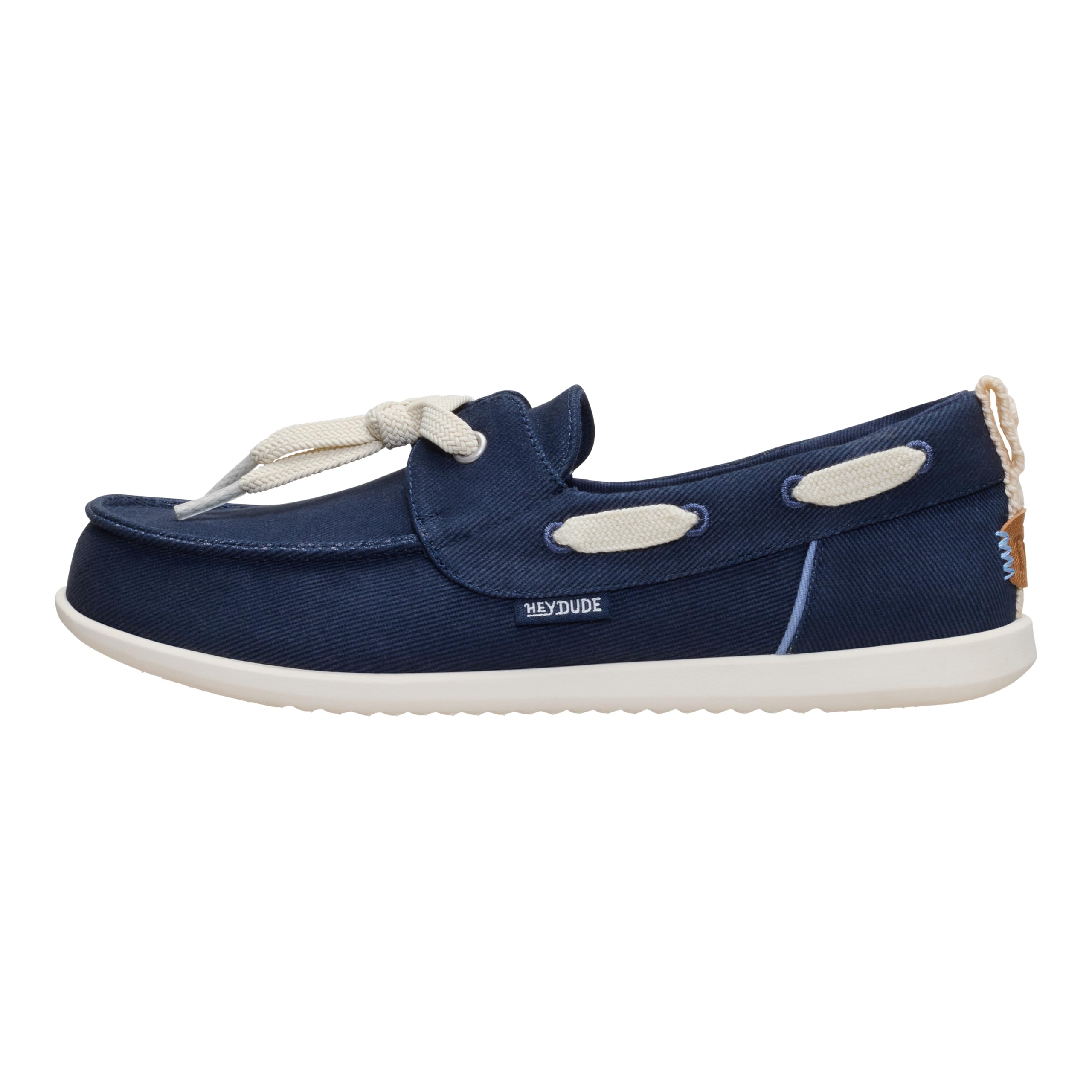 heydude Women's Harbor Breeze Lo Washed Twill Classic Boat Shoe | Lightweight Slip-On Loafer-picture-10
