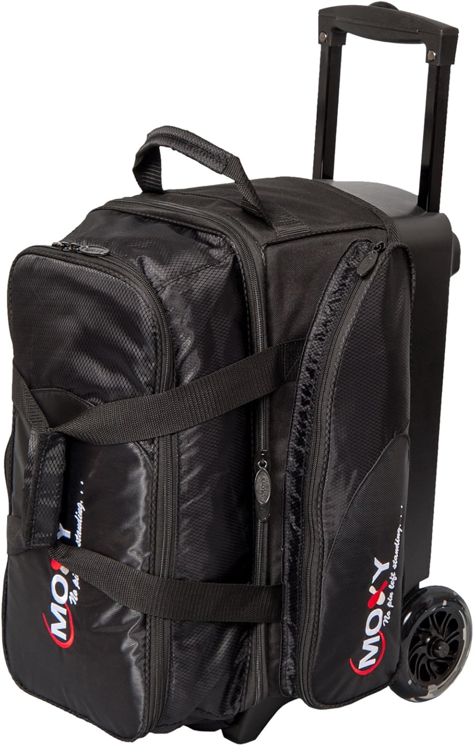 Bowlerstore Products Moxy Blade Premium Double Roller Bowling Bag- Black