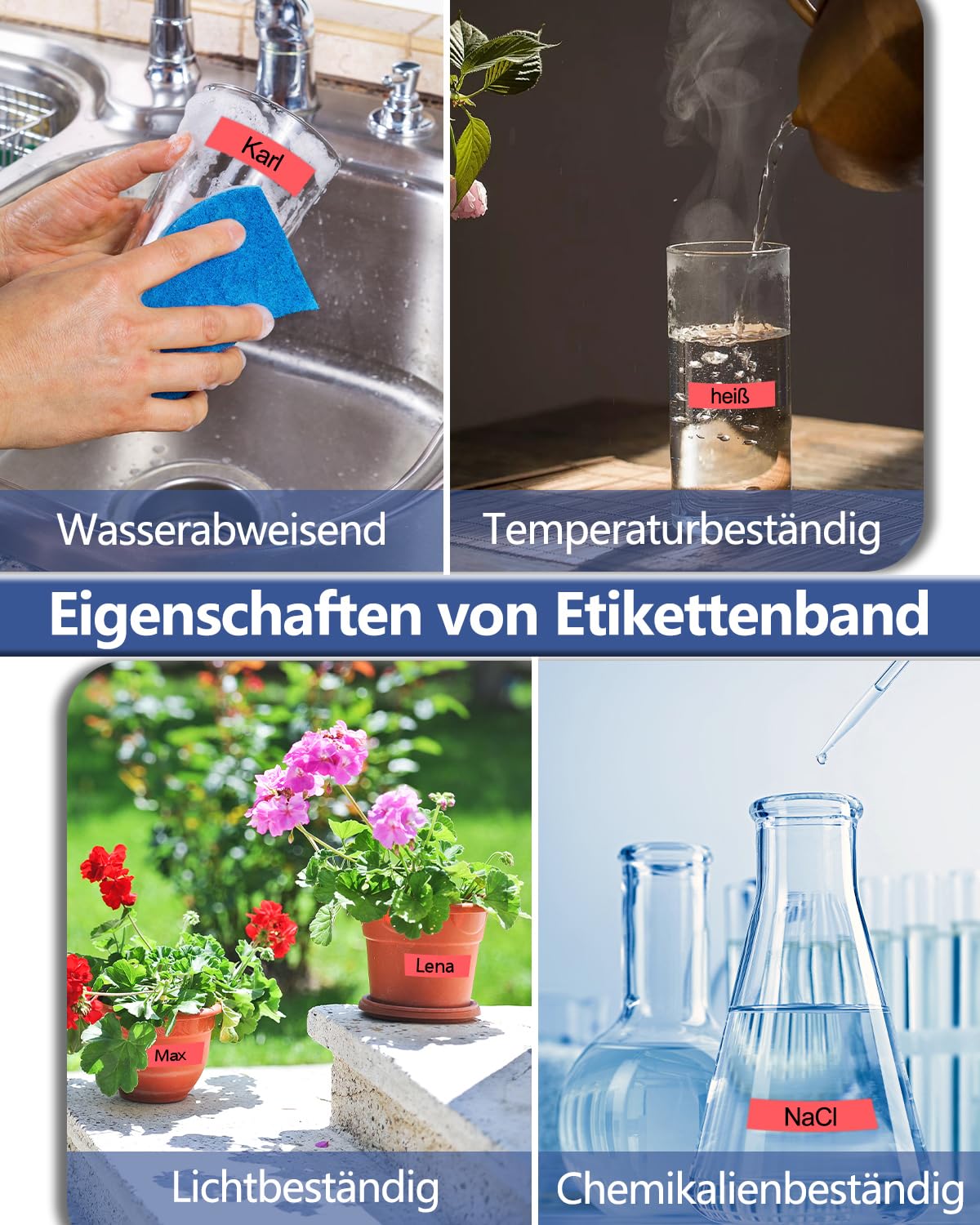 Cruxer 20er-Pack Kompatibel mit P-touch TZe-431 TZe431 12 mm Laminiertes Etikettenband, Schwarz auf Rot, Ersatz für Ptouch PT-H110 H100 H105 P300BT E110 D200 D210 D400 1230PC H200 Etikettendrucker