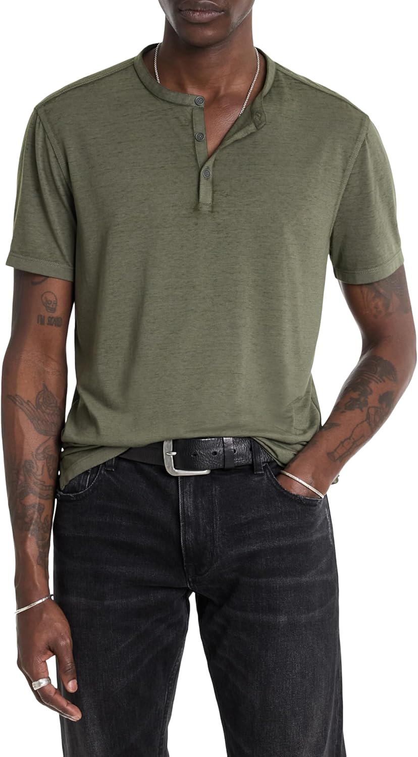 John Varvatos Men's Duke Henley
