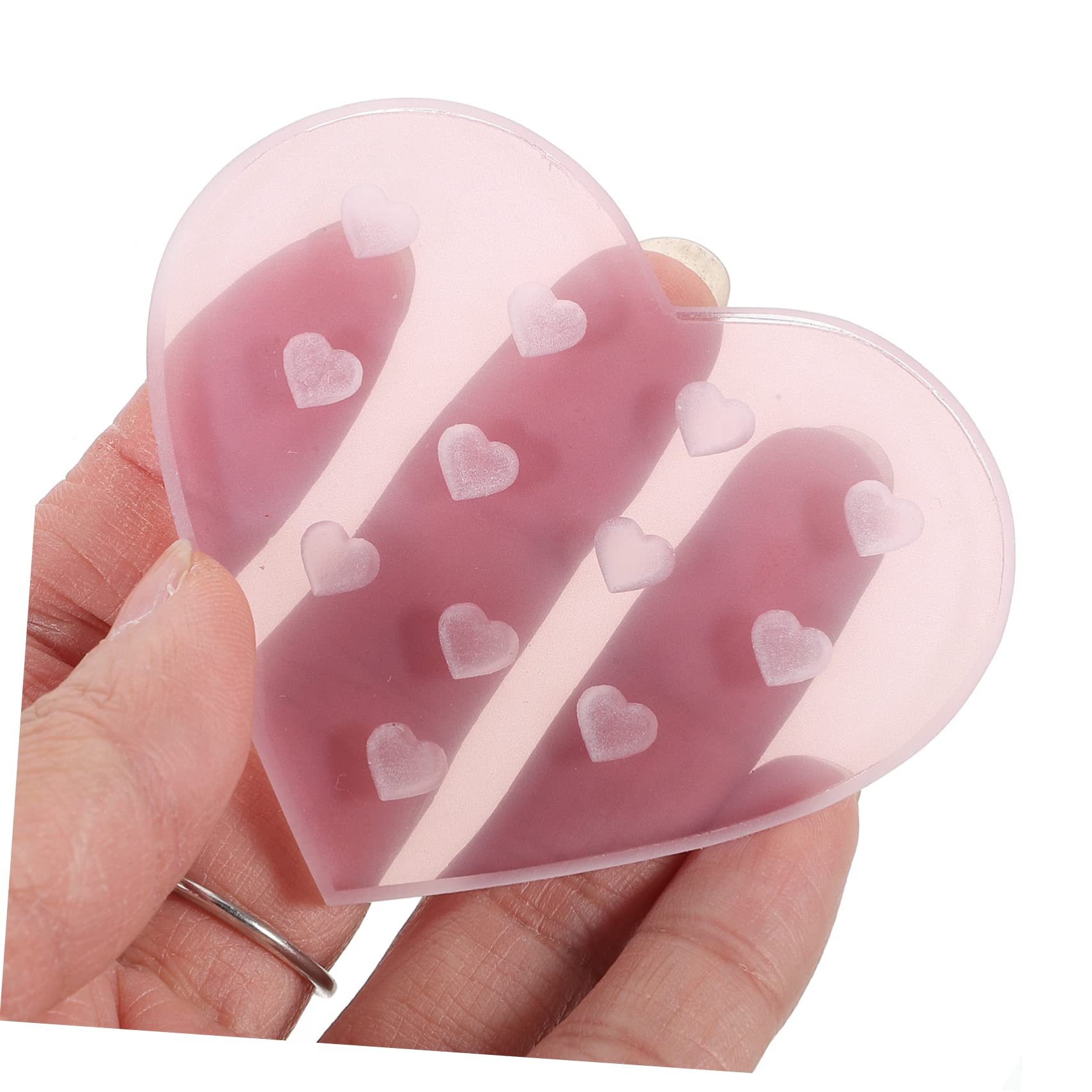FOMIYES Professional Lash Tray Heart Shaped Eyelash Extension Pad Pad for Eyelash Smooth Edge