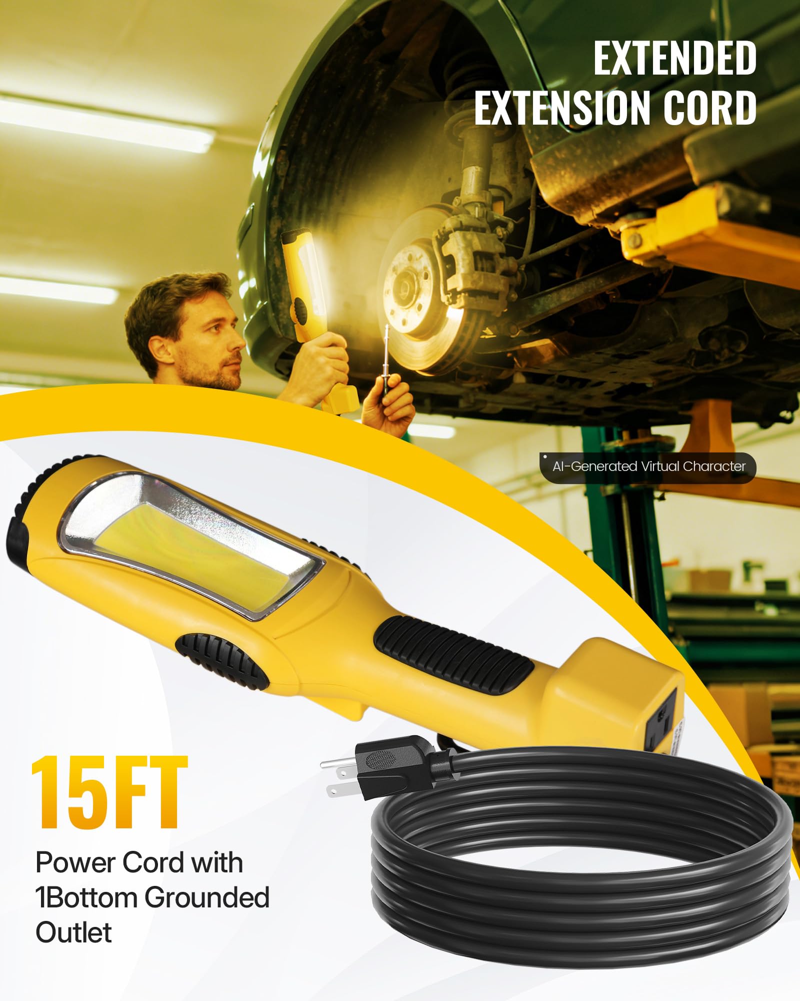 Luz de trabajo LED de 15 pies Y05WL06