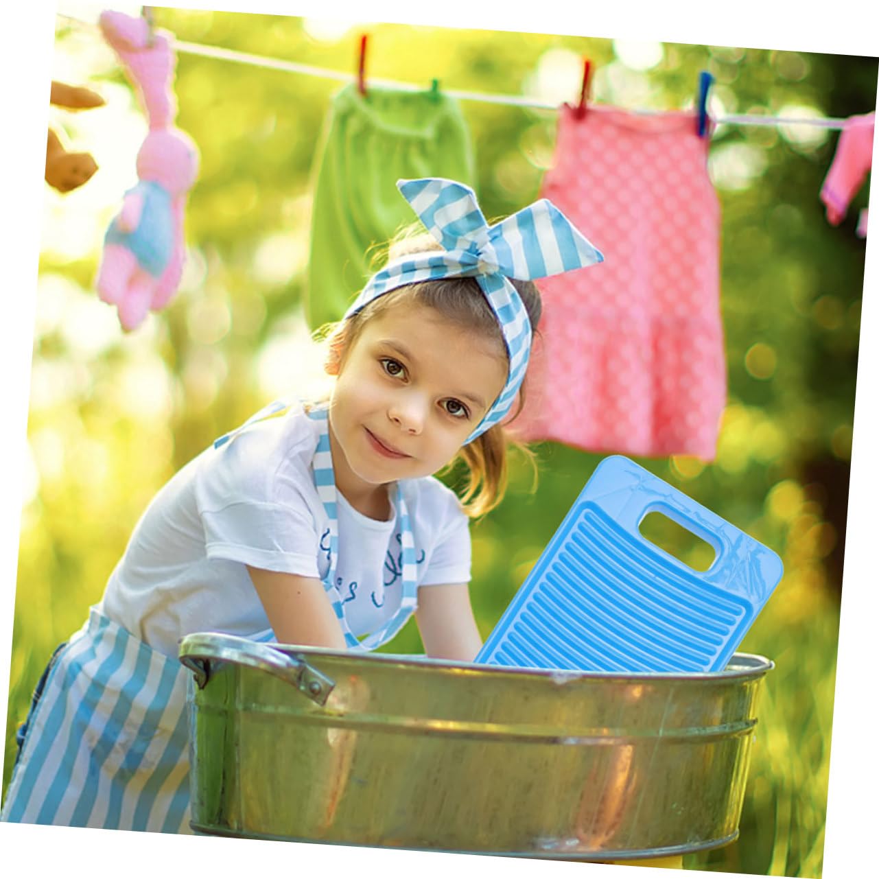 Beaupretty 2pcs Washboard Laundry Supplies Wash Board for Hand Washing Clothes Washing Board Manual Clothes Washer Scrubbing Board for Washing Clothes Travel Household Plastic Frosted Board