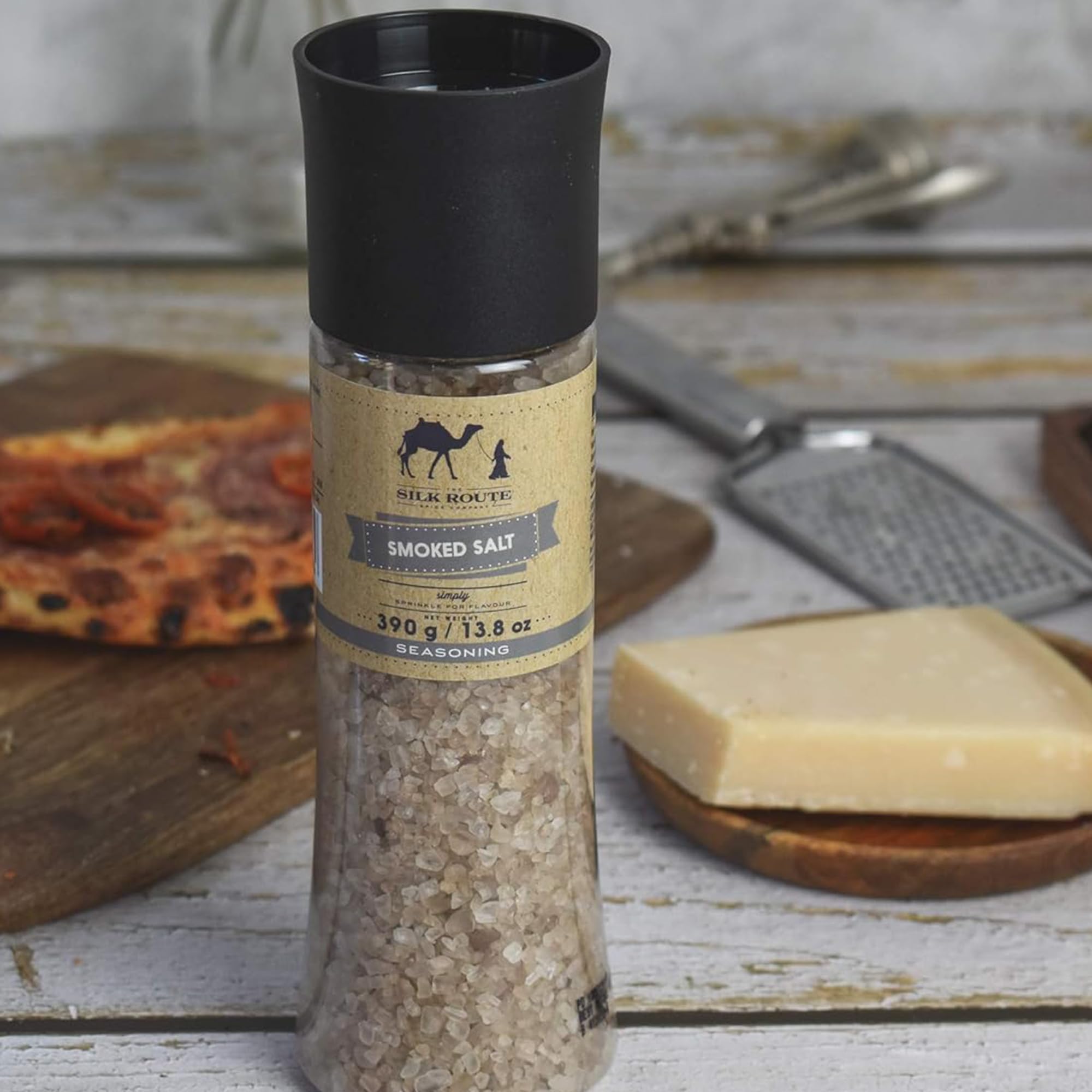 Image secondaire de Silk Route Spice Company Moulin géant à sel fumé de la