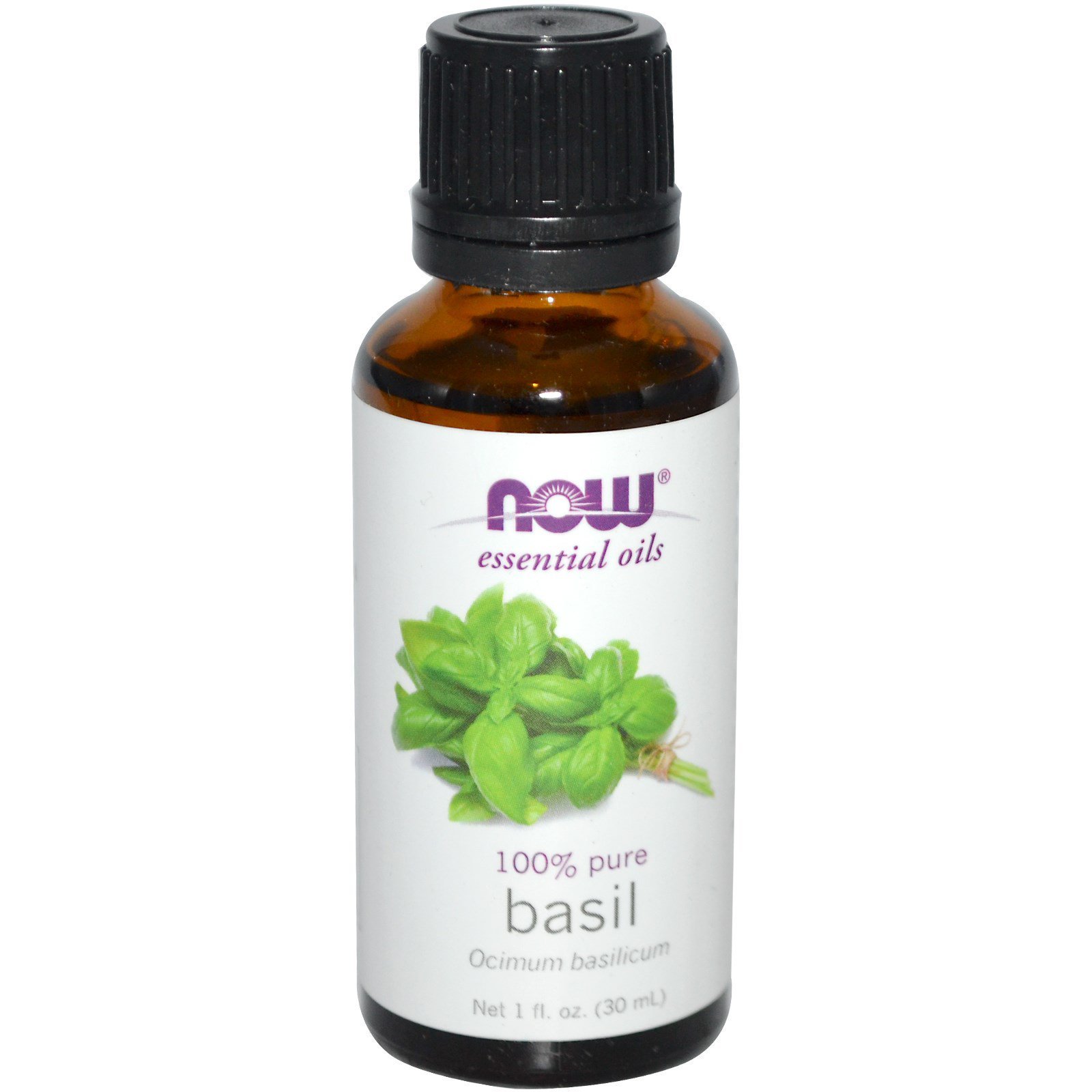 Now foodsEssential Oils, Basil (30ml)