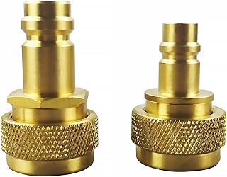 Wisepick Quick Adapter Adjustable High and Low Side Connection R134a Quick Coupler Connection to R1234yf, R134a to R1234yf Conversion Kit for AC Refrigerant