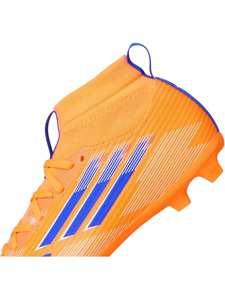 Orange adidas F50 League Mid Top Firm Ground/Multi Ground Cleats (Little Kid/Big Kid)