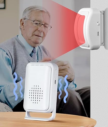 Alarma de cama 2025 para pacientes ancianos con demencia - Sistema inalámbrico de detección de caídas y sensor de movimiento para personas mayores,