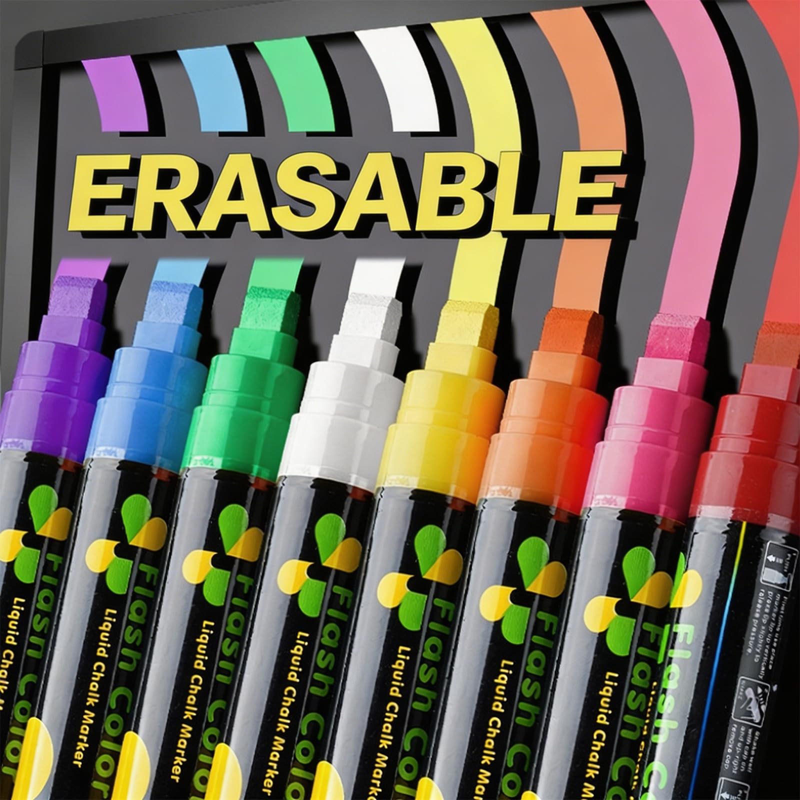 Nass abwischbarer Textmarker, bunte, löschbare Flüssigkreide, fluoreszierende Fensterglas Farbstifte, Whiteboard Marker, Whiteboard Stift