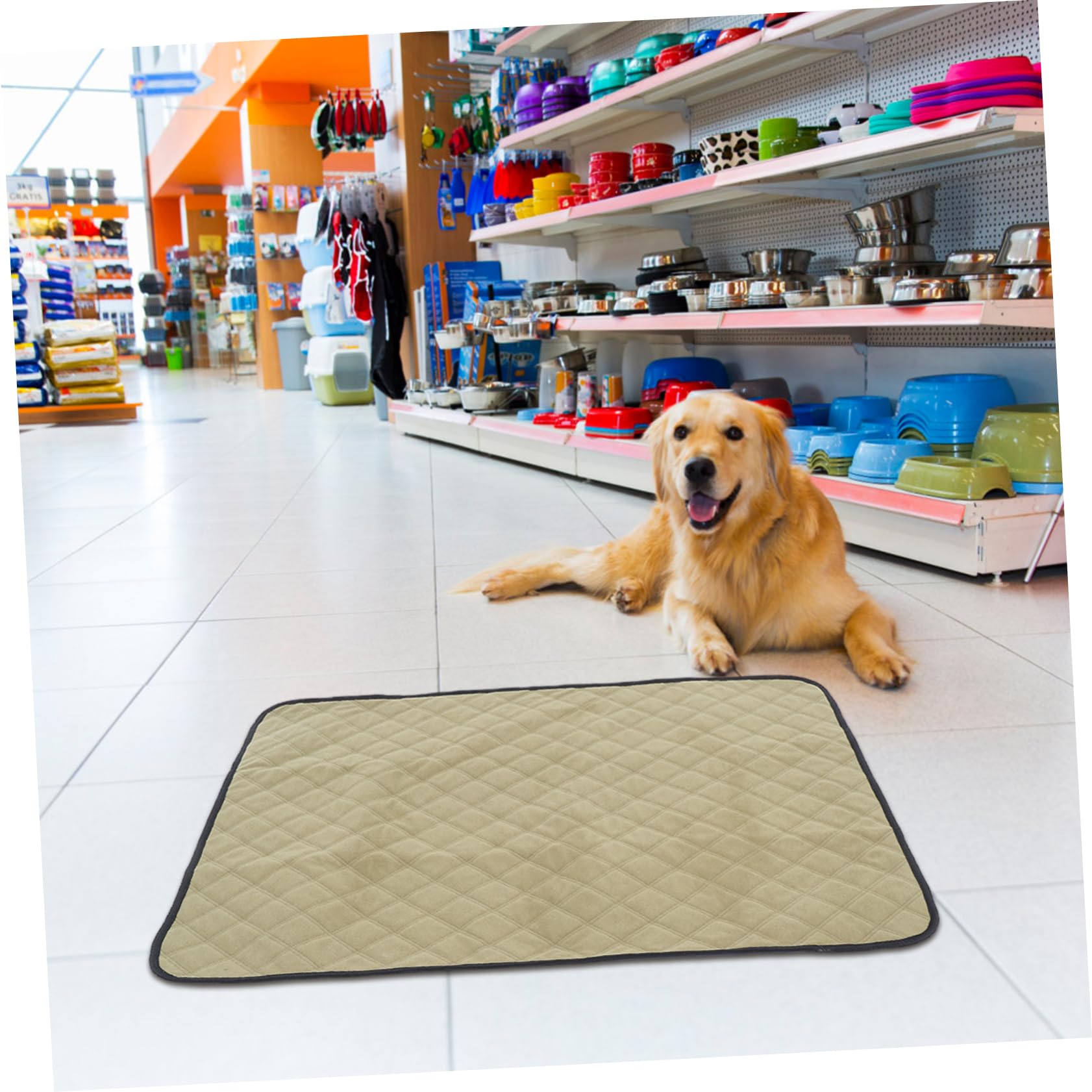 BESPORTBLE Tapis Dapprentissage De La Propreté pour Chiens Et Chats - Lot De 2 Lavables Et Réutilisables