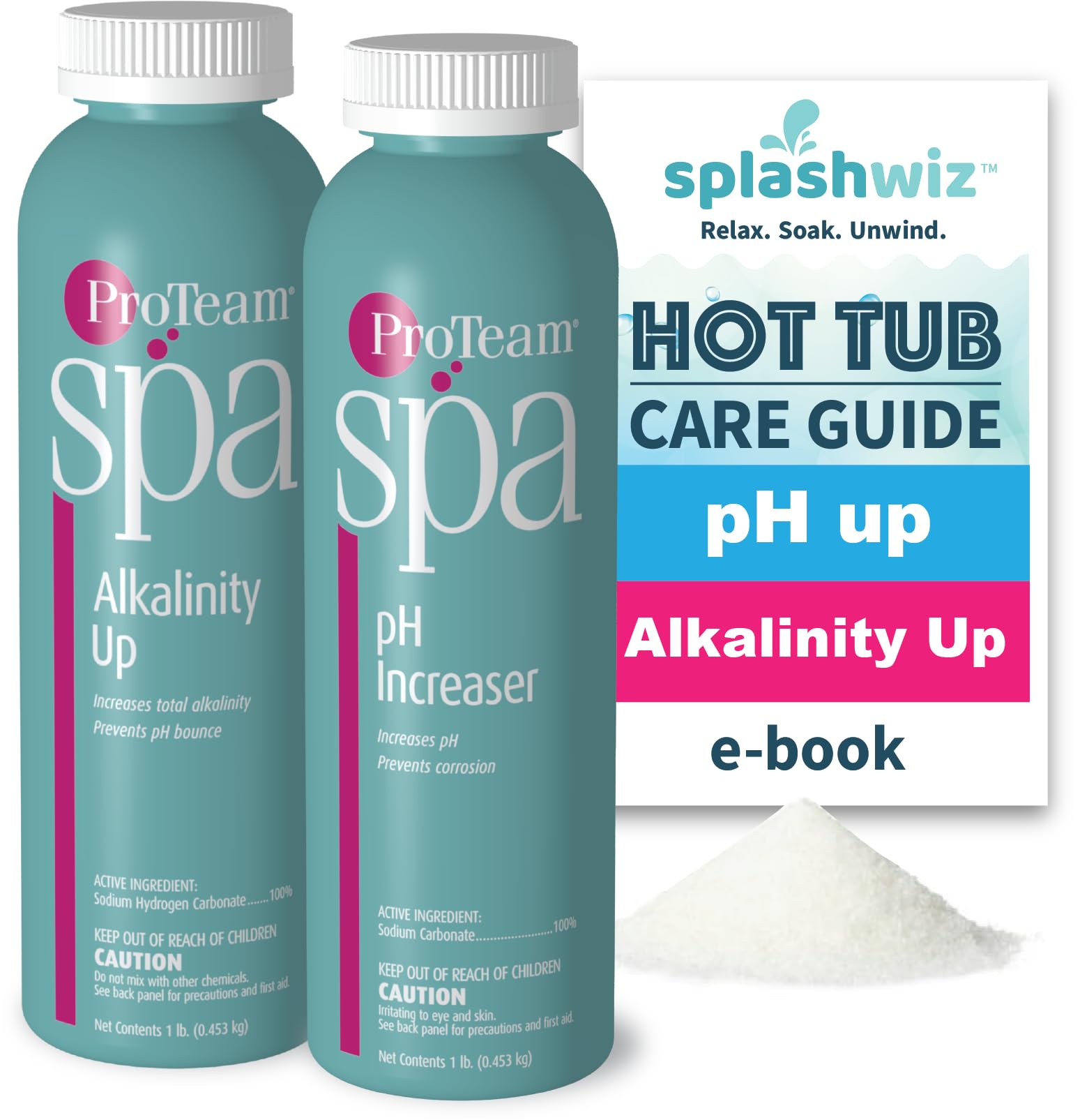 ProTeam Spa Alkalinity Increaser for Hot Tub and Spa pH Increaser for Hot Tub Spa