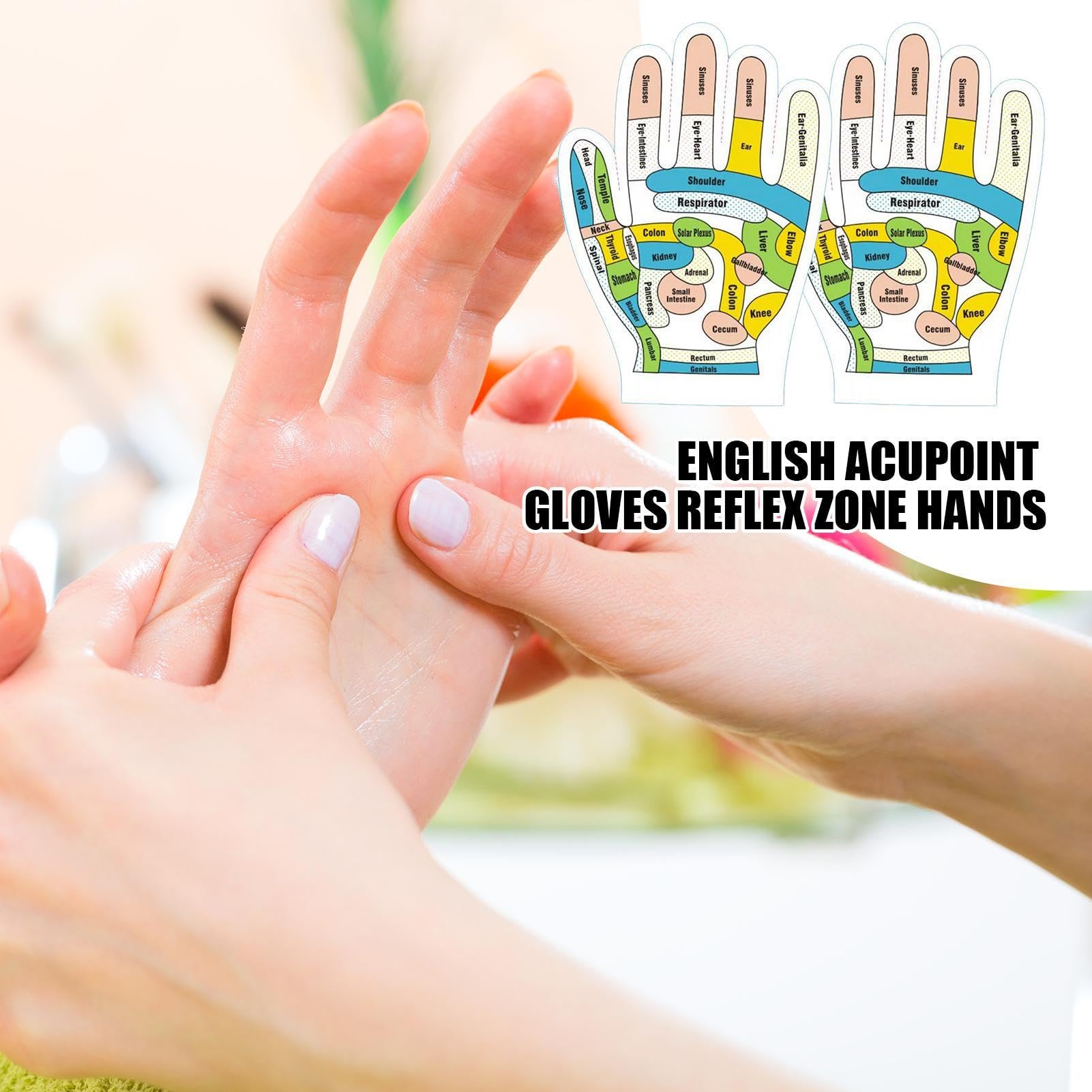 Reflexzonen Handschuhe, Handschuhe für Reflexzonenmassage und Akupressur