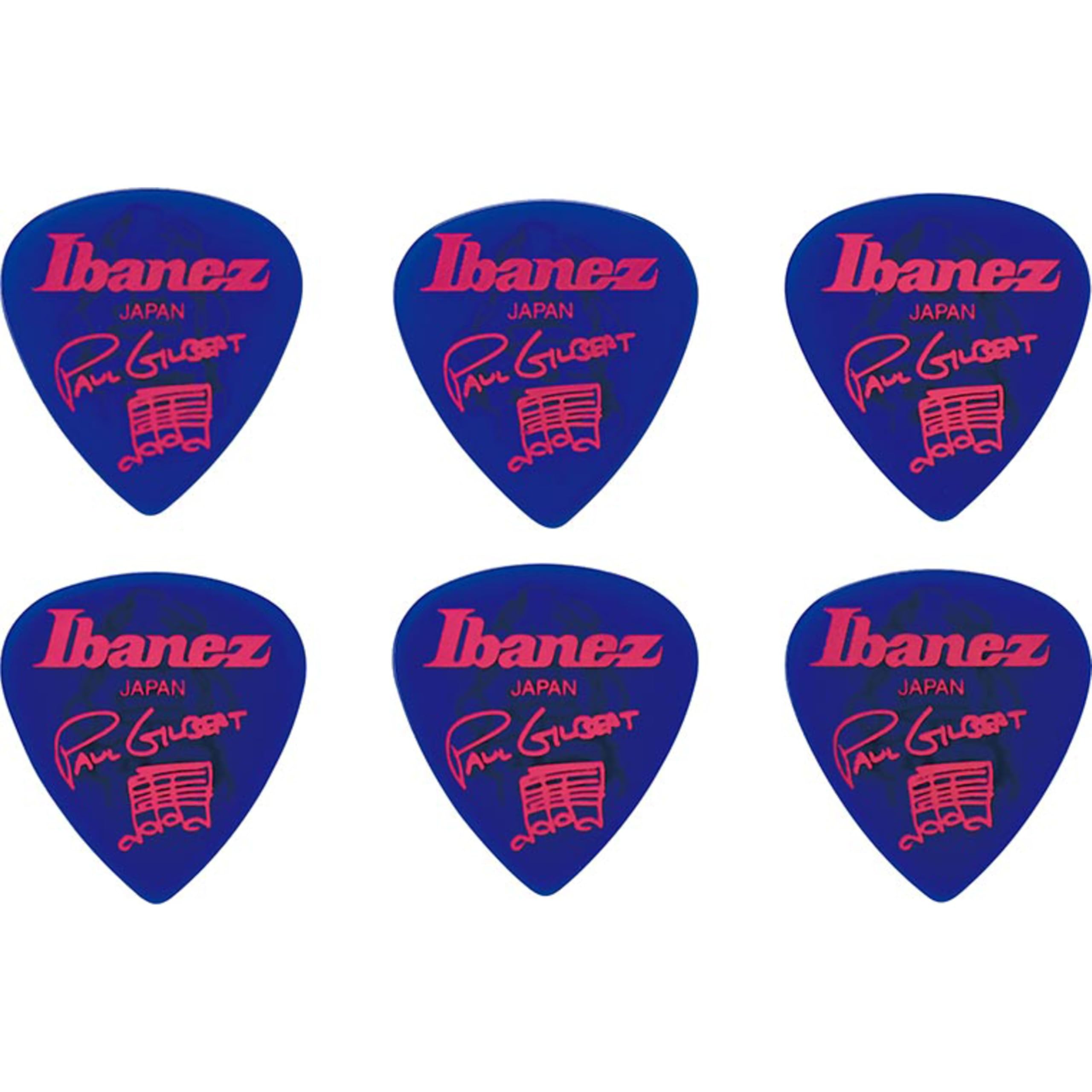Amazon.com: Ibanez B1000PGJB Paul Gilbert Signature Picks 6 Pack