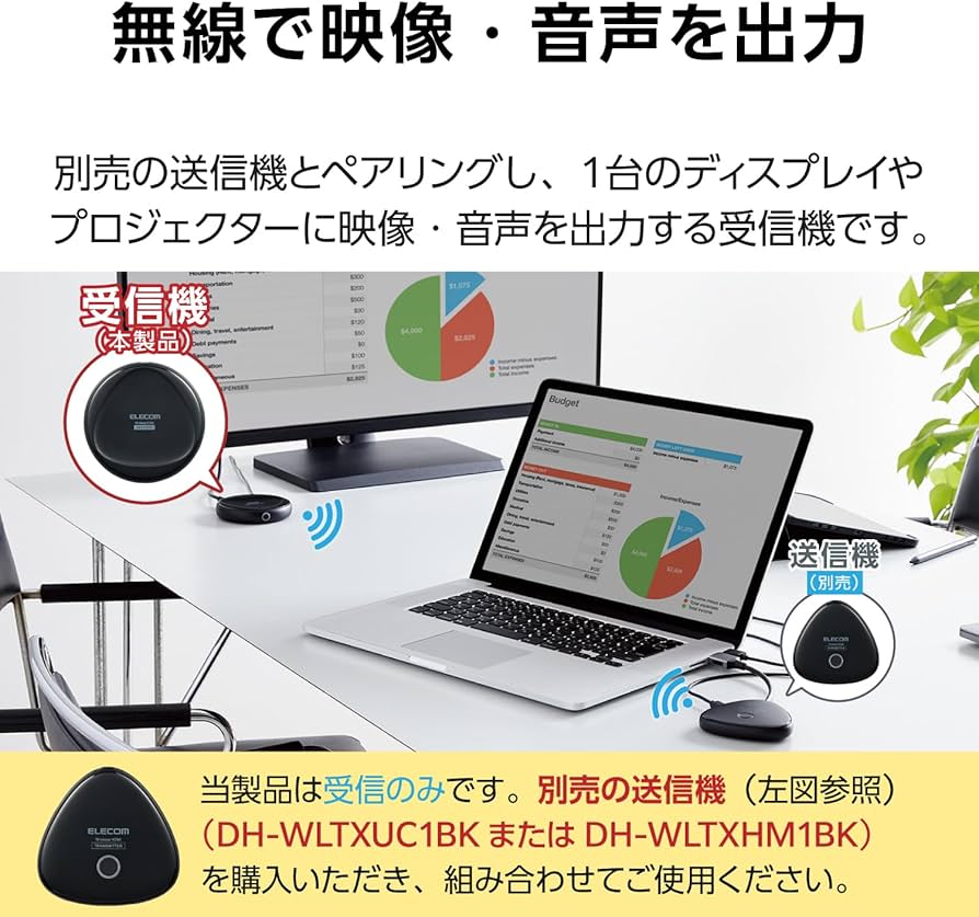エレコム ワイヤレスHDMIエクステンダー（受信機） DH-WLRX1BK Amazon.co.jp: エレコム ワイヤレスhdmi 受信機 エクステンダー 無線