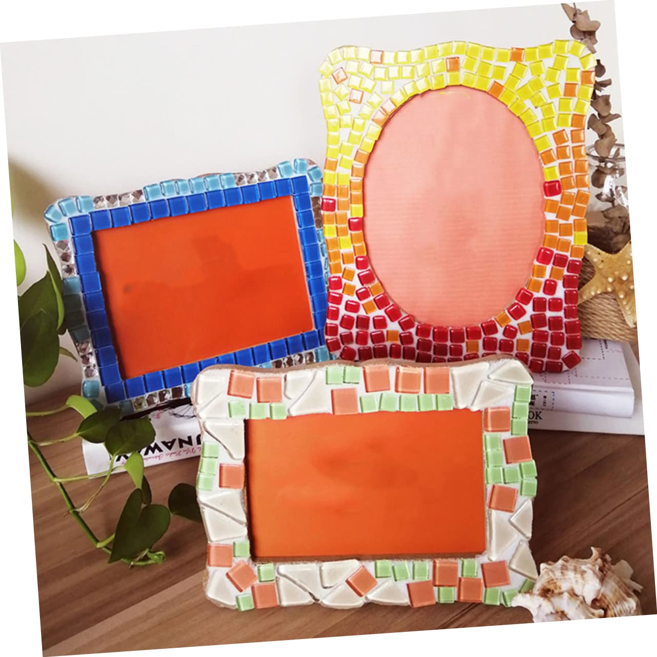 CORHAD Wooden Boys and Girls Frames Set Diy Picture Frame Kit Blank Photo 2pcs for Boys and Girls