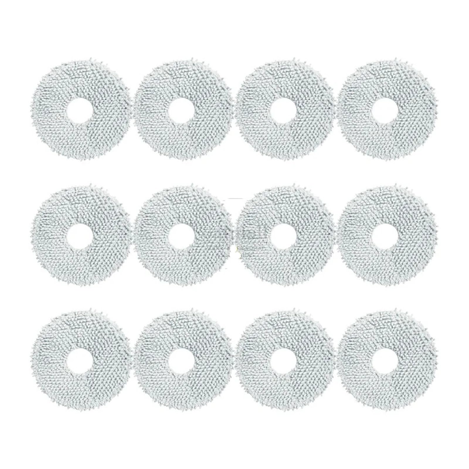 VIXWDRUTY Compatible For Dreame，L10s Ultra / L10s Pro / L10 Ultra Rotary Mop Pads Holder Wipes Rags Vacuum Cleaner Accessories Spare Parts(12pcs C)