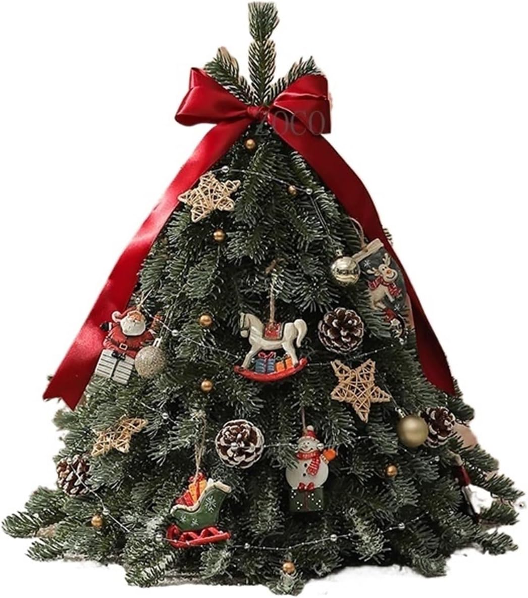 クリスマスツリーの飾りリビングルームDIYクリスマスの飾り小さなデスクトップシミュレーションクリスマス(Type B 45cm)