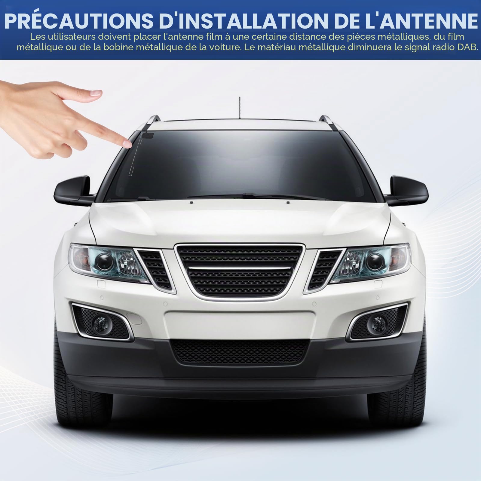 Adaptateur autoradio FM Dab/Dab+ Tin-Nik DAB-388 avec émetteur FM intégré, Voiture Dab, Appel Main Libre, Écran Couleur avec Diffusion de Musique Bluetooth, Télécommande, écran TFT 2,4”, Antenne SMB