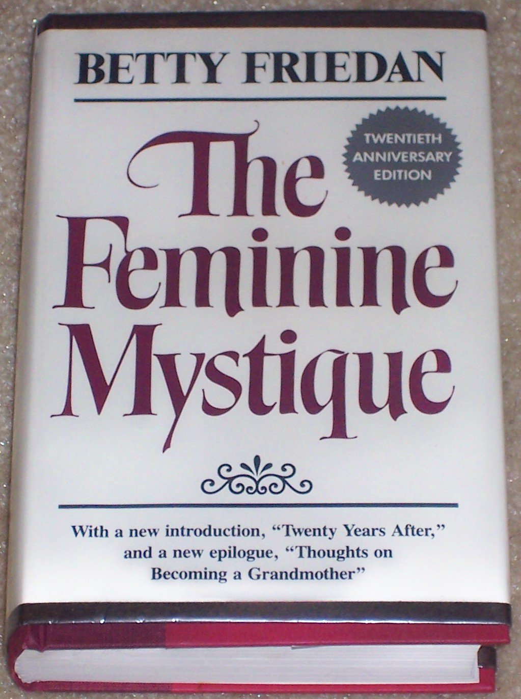The Feminine Mystique Twentieth Anniversary Edition Betty Friedan