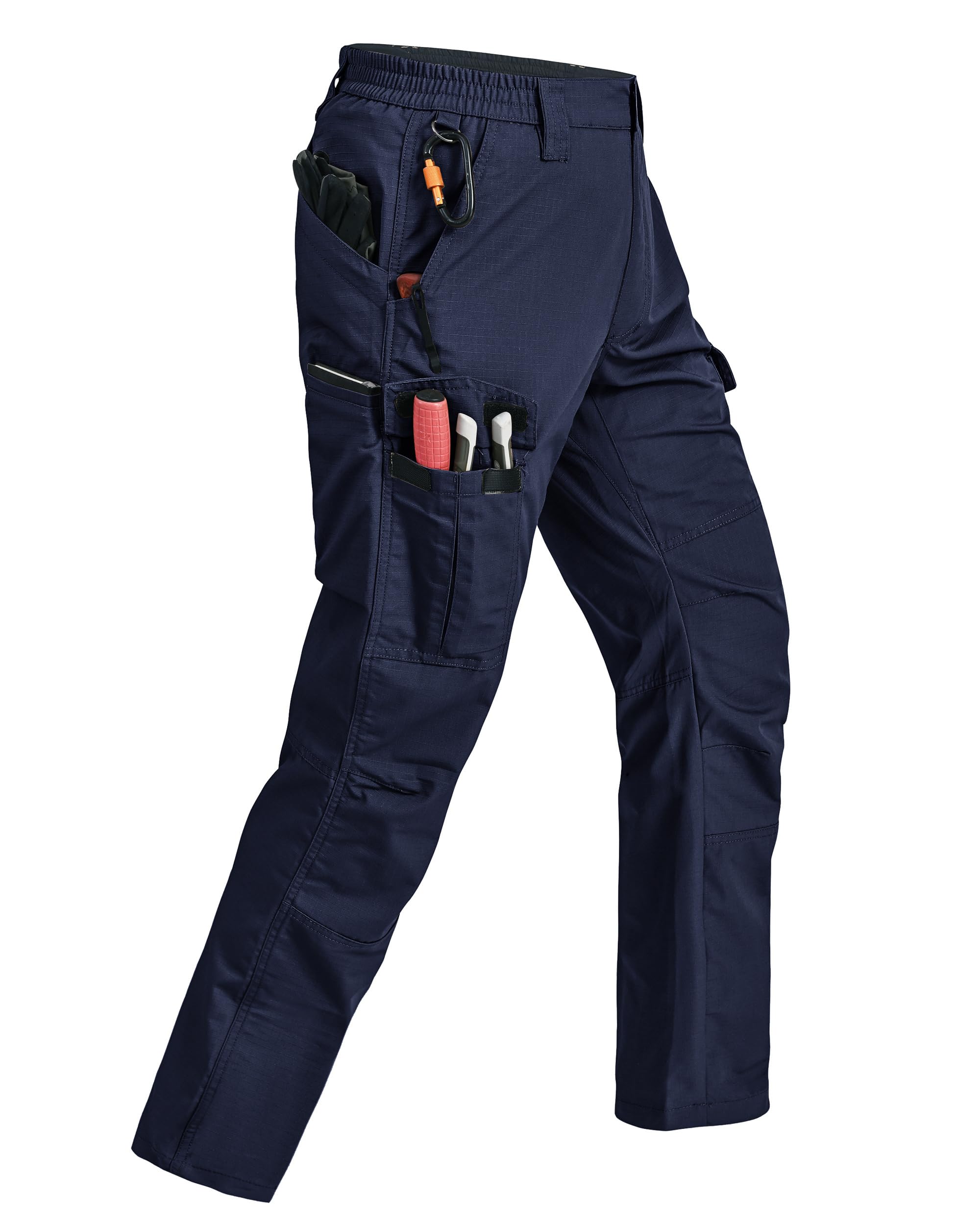 Rapoo Cargohose Herren Outdoor Workwear Wanderhose Arbeitshosen Männer Ripstop Taktische Hose Sommer mit Multi Taschen