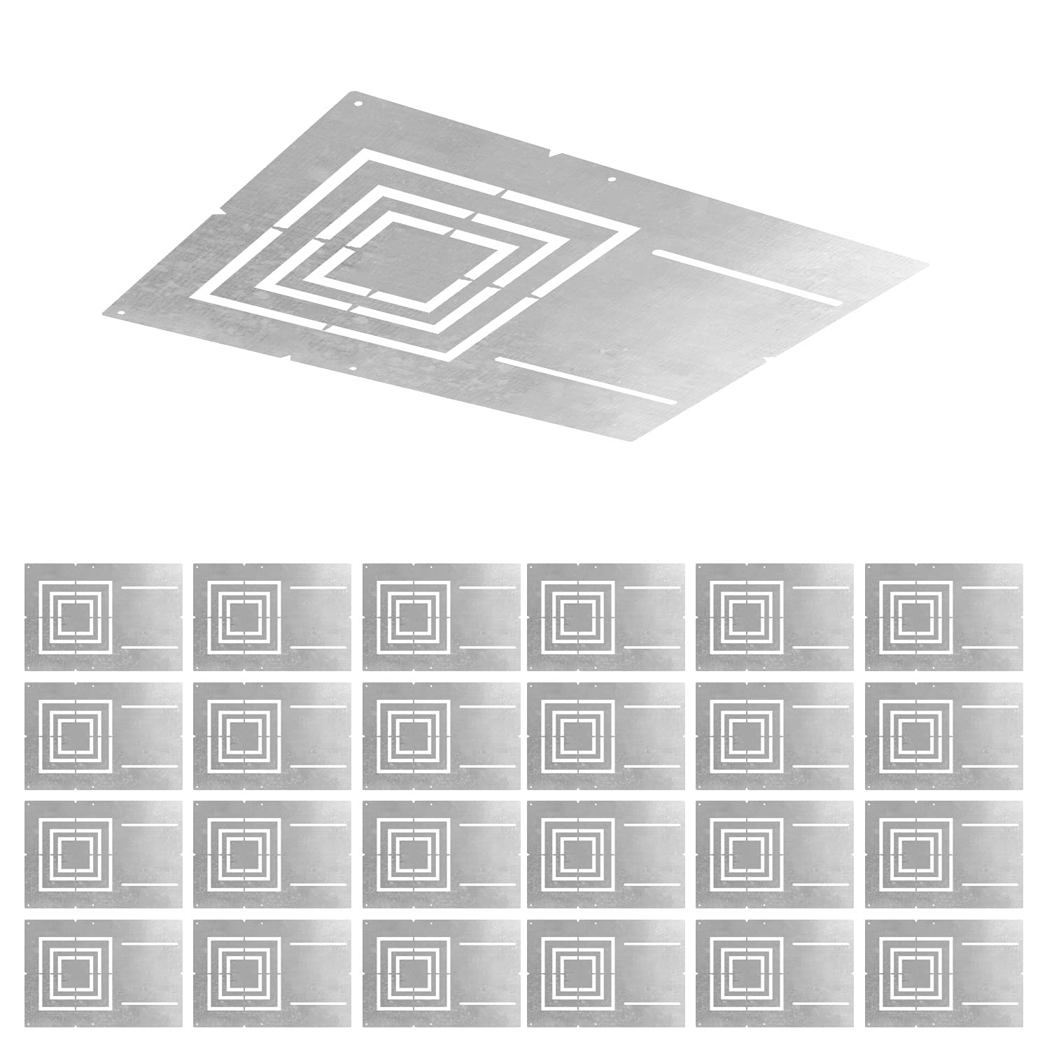 Placa De Montaje De Iluminación Empotrada De Aluminio Eléctrico Con