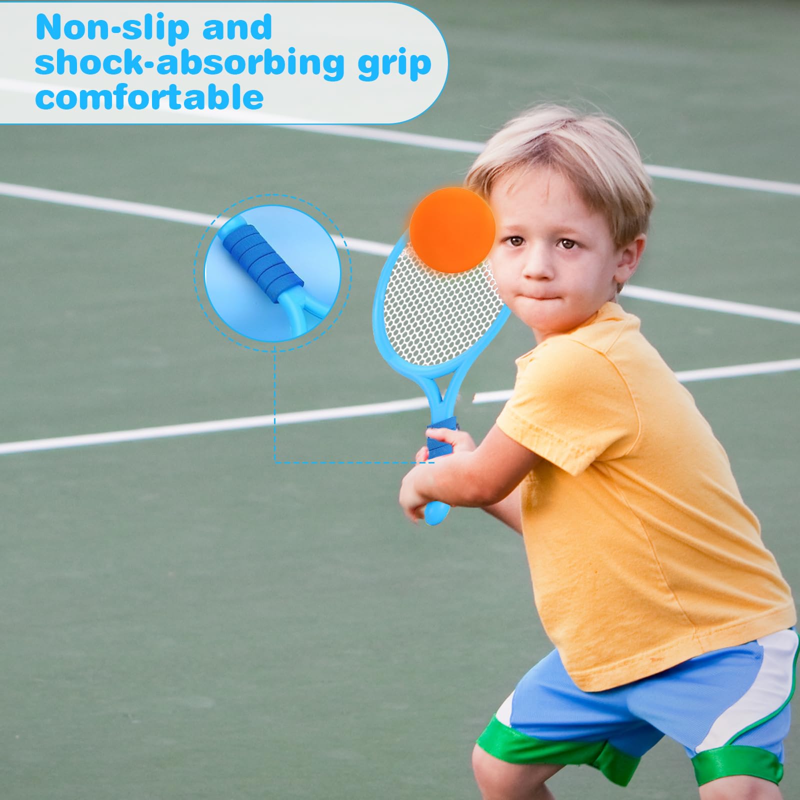 Racchetta Tennis Bambina , Starter Kit 43-63,5 Cm, Rosa E Racchetta Da Tennis Per Bambini - 2