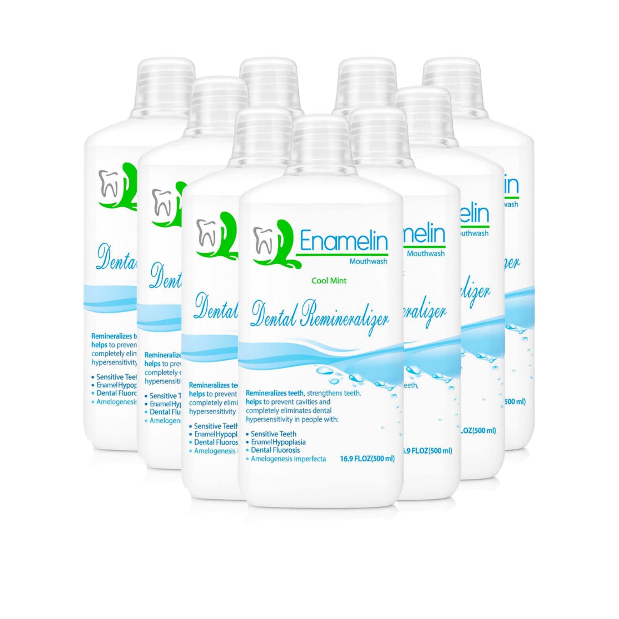 Sensitive Teeth Relief Enamelin Dental Remineralizer Enamel Repair Daily Sensitivity Care 9 Pack