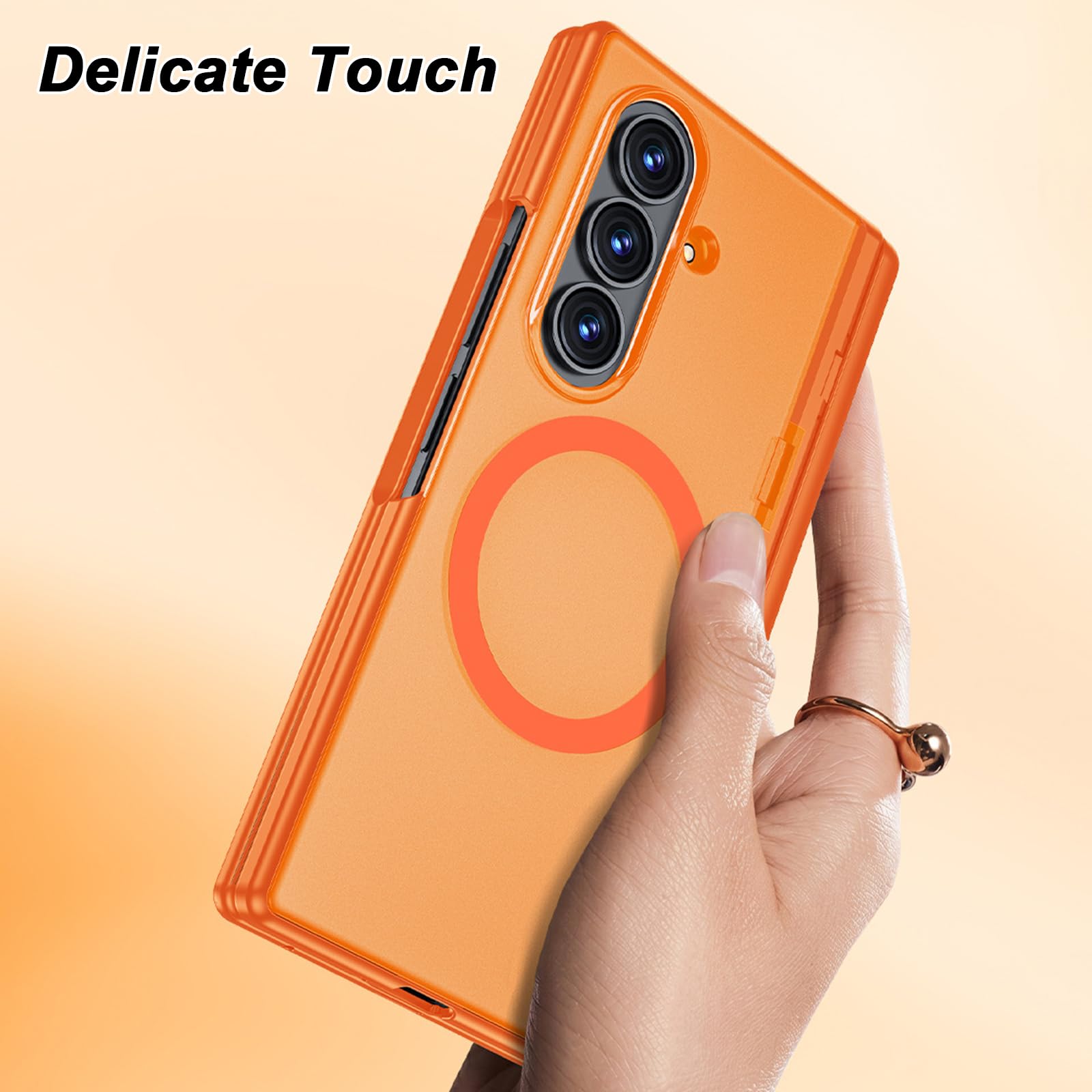 Magnetyczne etui do Samsung Galaxy Z Fold 8 Ultra, twardy PC Gefrostet