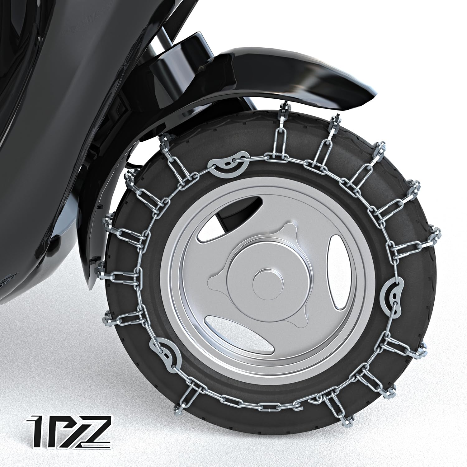 Amazon | 1PZ JP9-SC6 14段 3.00-10 スノーチェーン タイヤチェーン 高