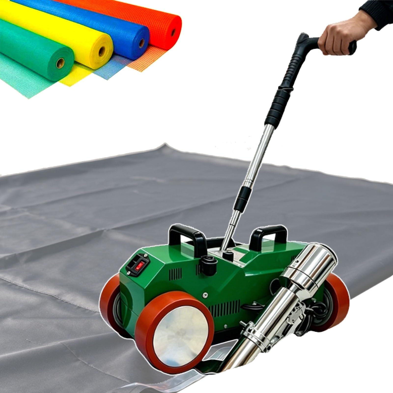 Troqullium One Color Pvc Banner Welding Machine, Automatic Hot Air Welder