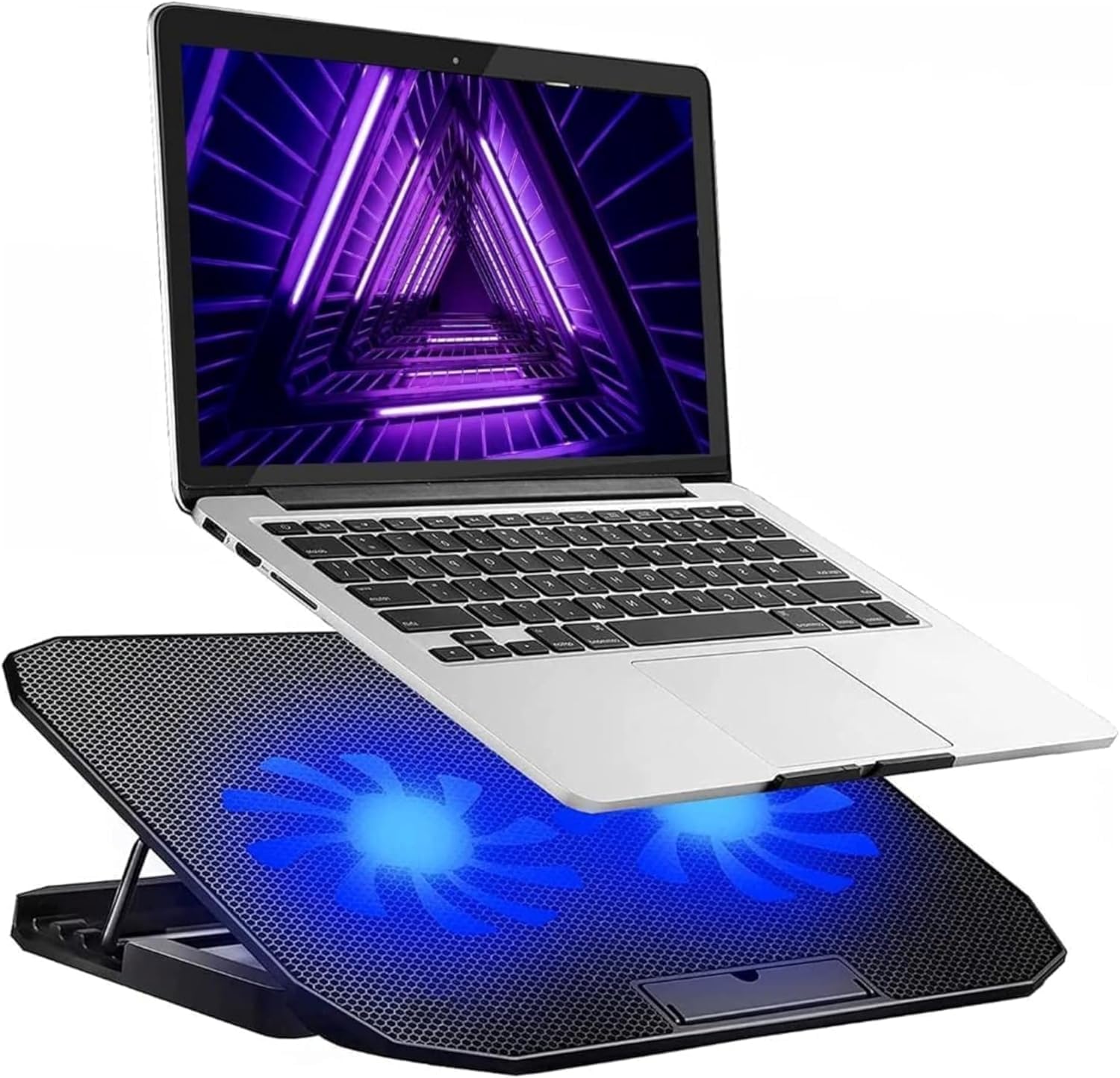 Dyazo Dual Fan Laptop Cooling pad | Laptop Cooler | Laptop Stand with ...