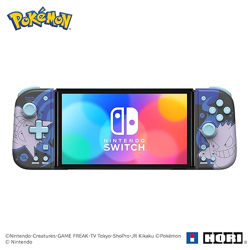 Vista 7 de Nintendo Licensed Product, Pokemon Grip Controller, Fit for Nintendo Switch, Gengar, Compatible with Nintendo Switch