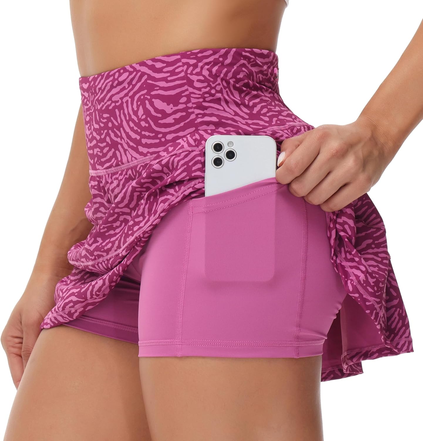 MCEDAR Pleated Tennis Skirt for Women with Pockets Women's High Waisted Athletic Golf Skorts Skirts Running Workout Shorts - Image 4