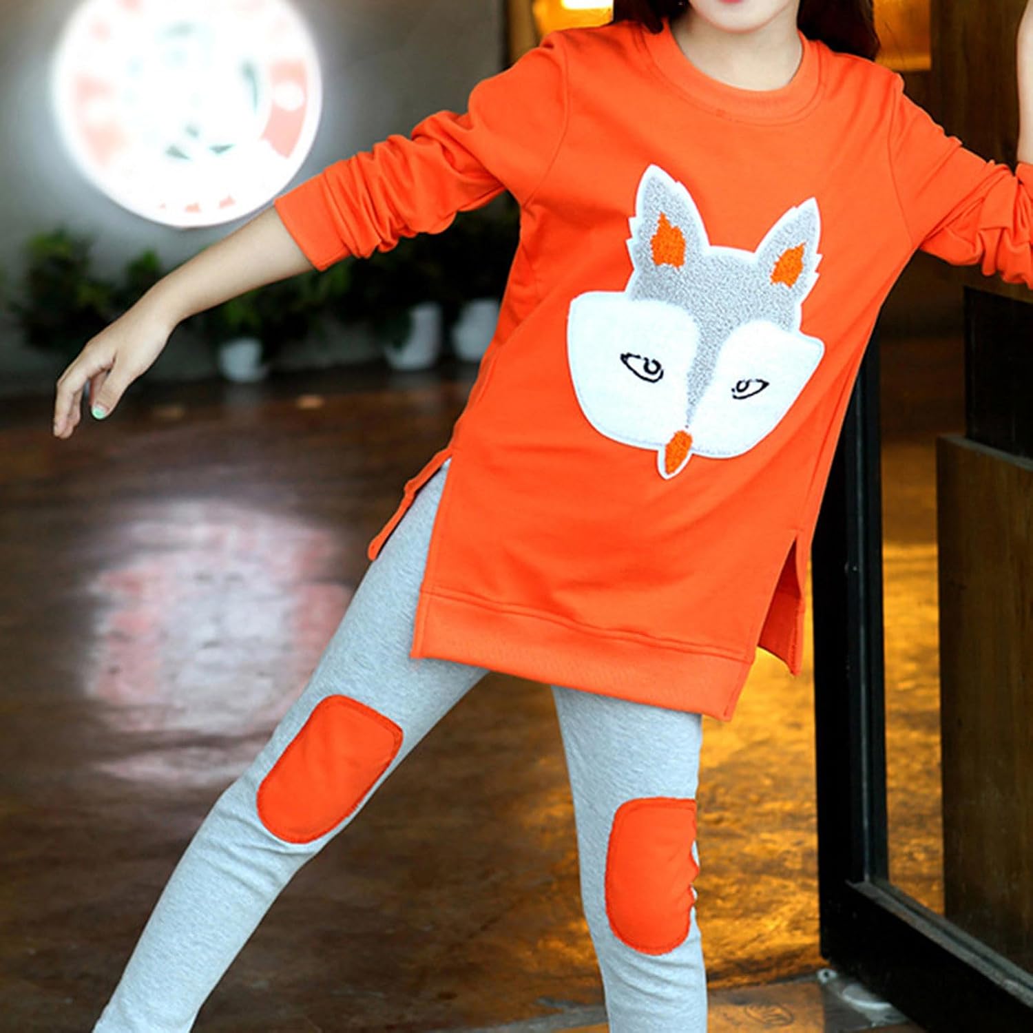 Girls Sweatsuit Fashion 2 Piece Hoodie And Sweatpants Set 5 To 14 Years Tracksuit With Pockets Back To School Clothes