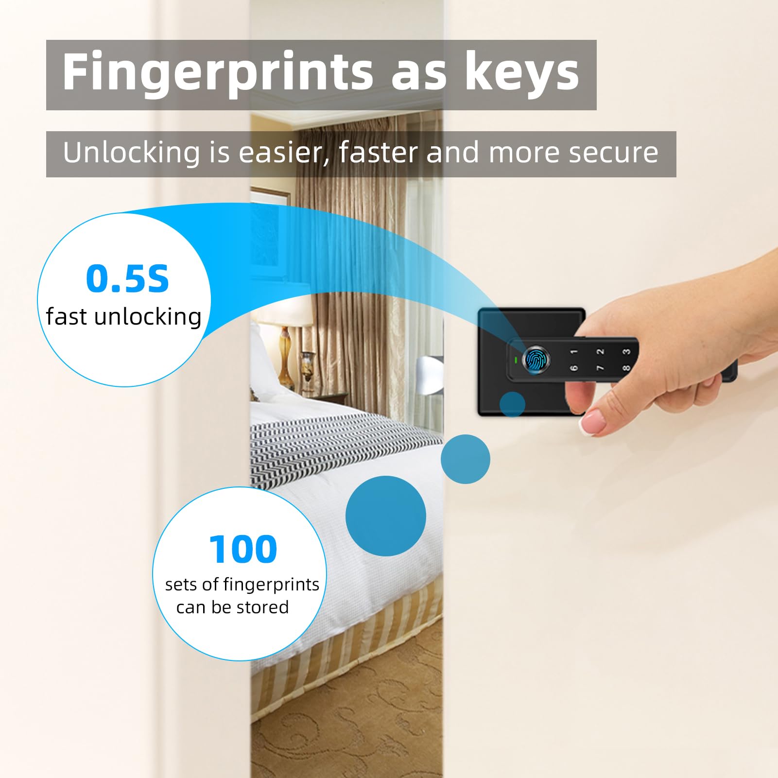 Fingerprint Smart Door Lock - Image 3