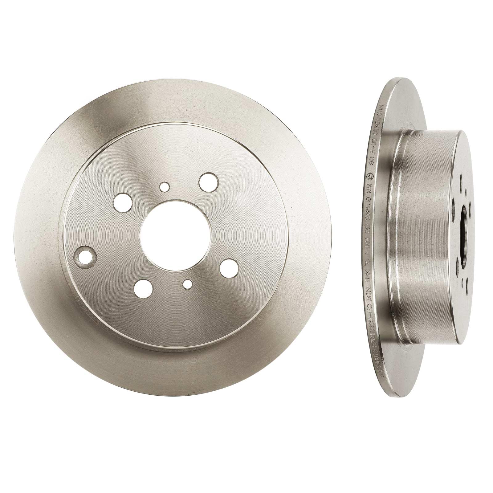 Frankberg Set freni incl. 2x Dischi Freno + 4x Pastiglie dei Freni Posteriore Compatibile con Yari.s Verso P2 Coroll.a E12 Coroll.a Verso E12 Replace# 0446652040, 0446652050