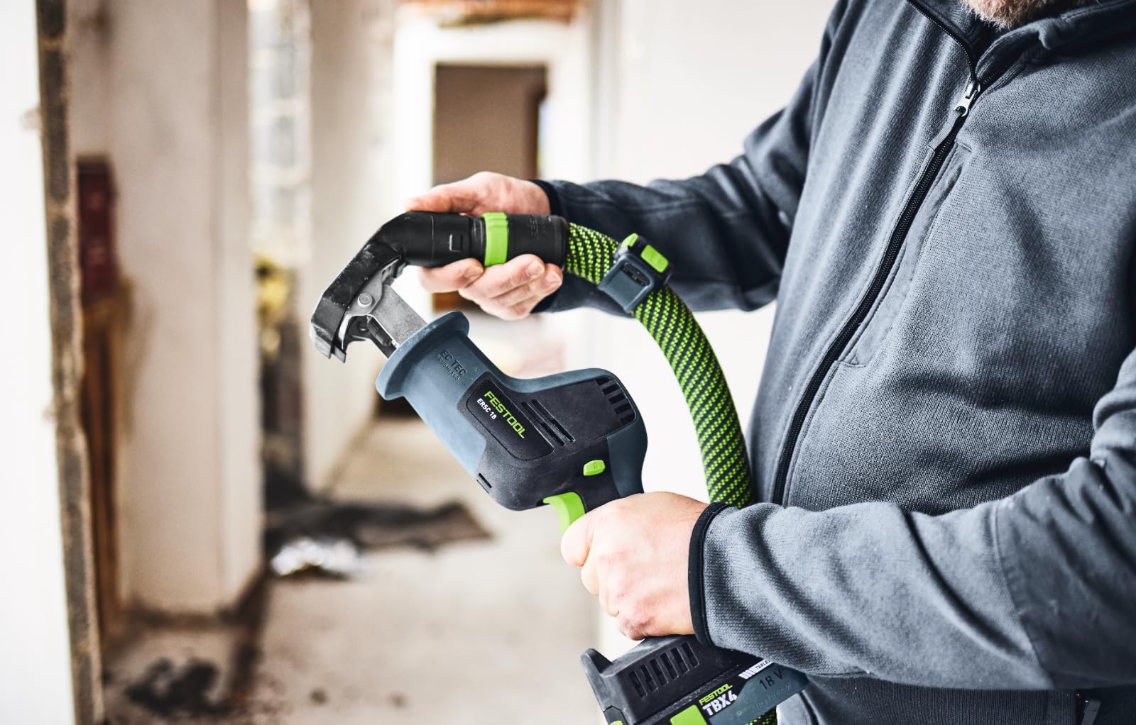 Festool Scie sabre sans fil ERSC 18 EB-Basic - 18V Moteur EC-TEC