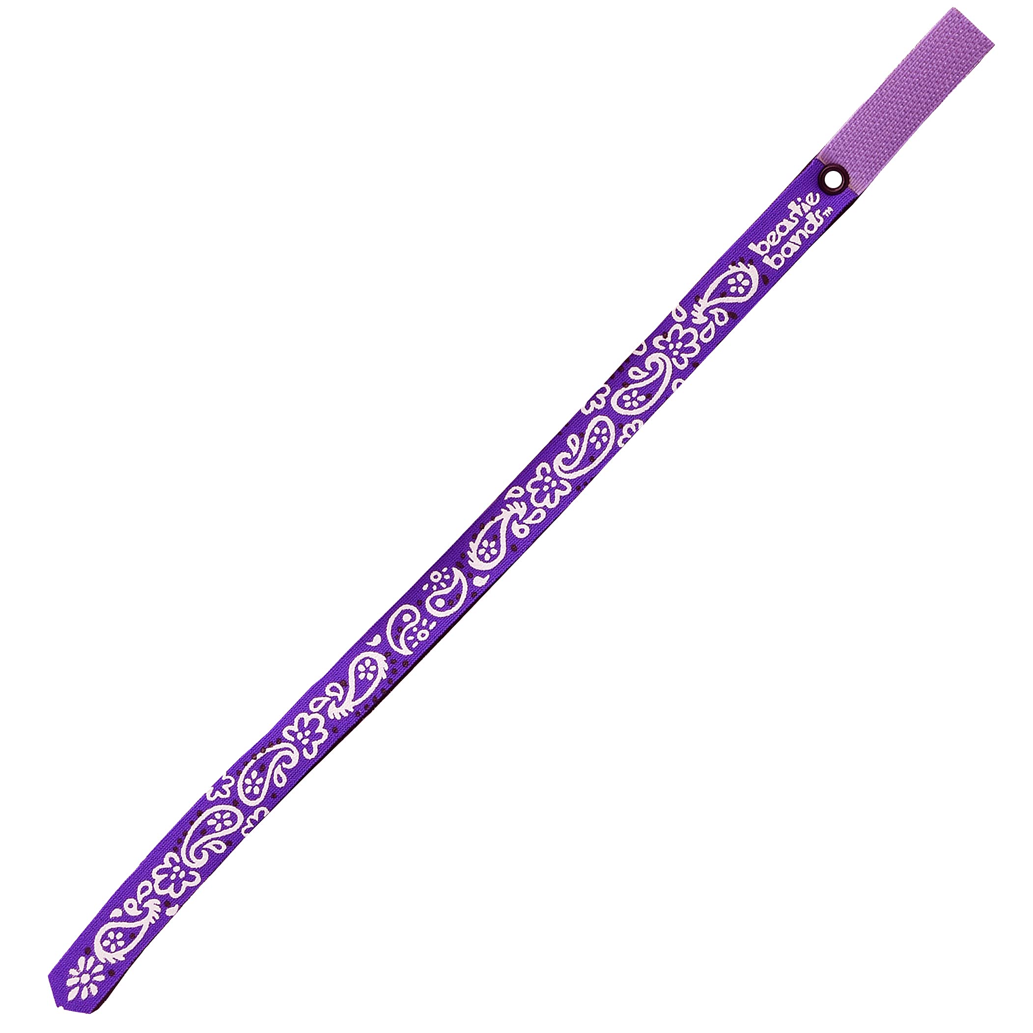 Collar de gato Paisley morado para paseos seguros por el jardín