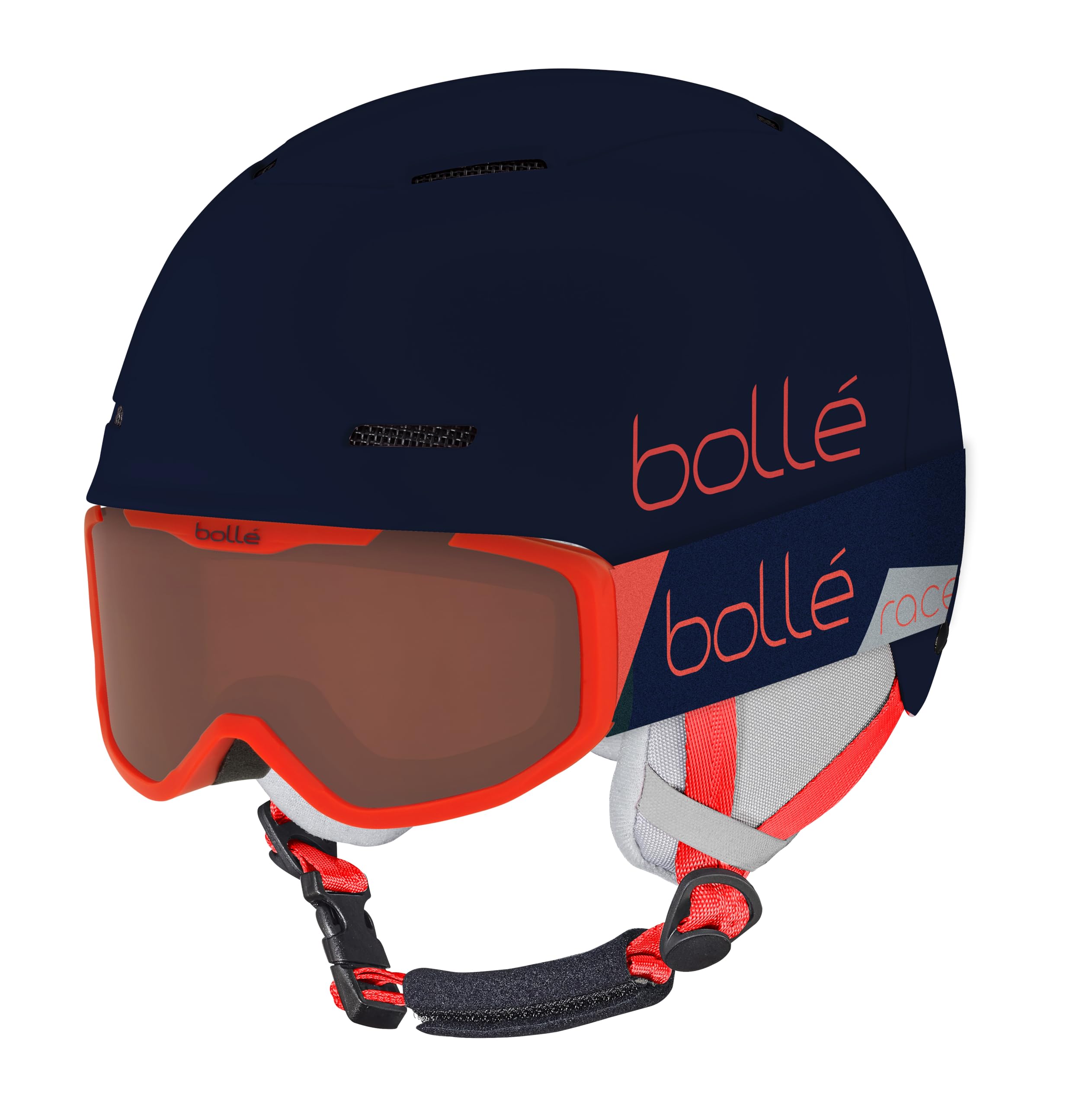 Bubble Combo B-Fun JR + Rocket Helm 2024 Blue Red Matte/Red Race Matte/Vermillon