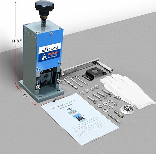Miniatura 9 de Máquina pelacables manual y accionada por taladro 0.06 "-0.98", Máquina peladora de cables Hoja de acero de resorte de 65 MN, herramienta