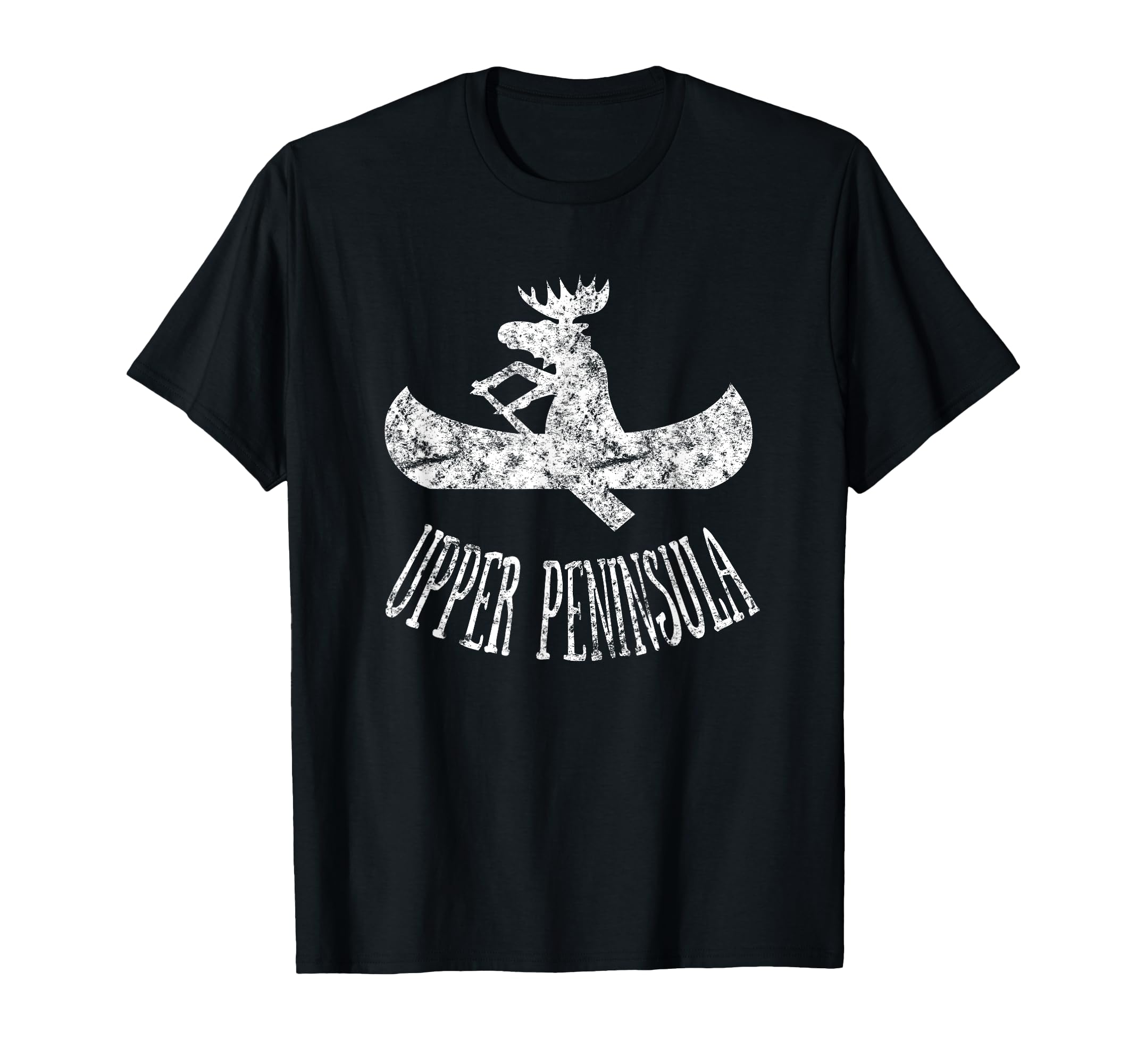 Yooper Moose Shirt Upper Peninsula Moose Canoe Gift T-Shirt