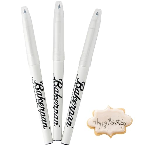 Bakerpan marcadores para colorear comida punta fina color negro juego de 3 Negro Black Bakerpan marcadores para colorear comida punta fina color negro juego de 3 Negro Black