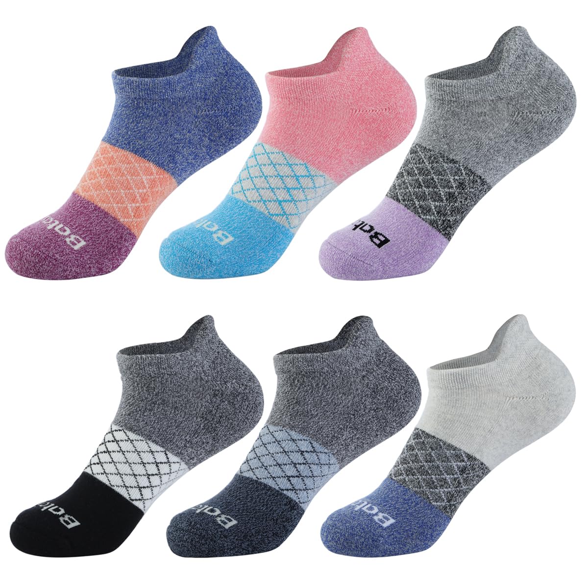 bataidisWomen's Casual Ankle Socks Low Cut Athletic Socks 6 pairs