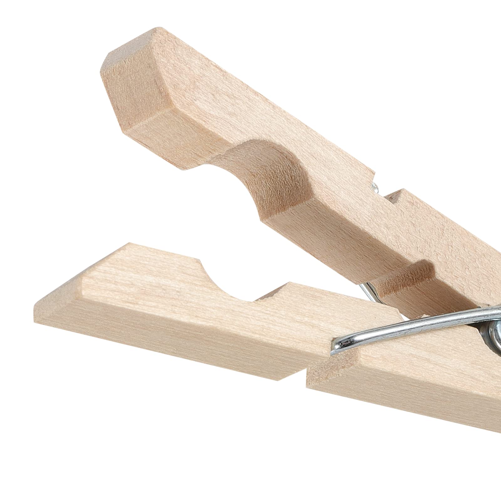 24 mollette tradizionali in legno, mollette per bucato per interni ed esterni, clip per asciugare i vestiti, perfette anche per artigianato, arte, fai da te (confezione da 1